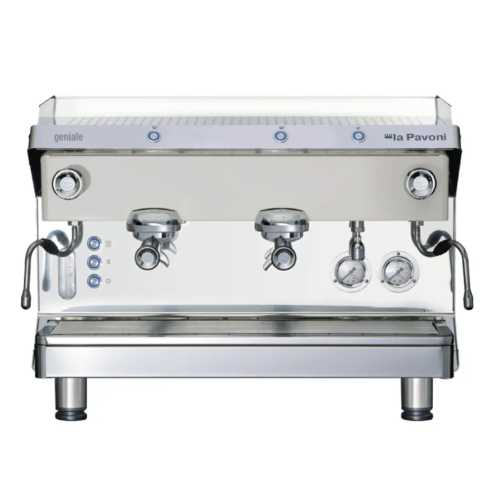 Cafetera Semiautomtica 2 Grupos Blanca GENIALE 2M La Pavoni