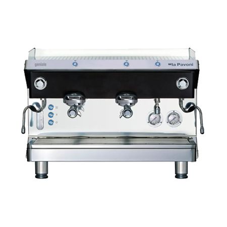 Cafetera Semiautomtica 2 Grupos Negra GENIALE 2M La Pavoni